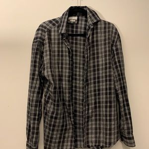 zara men small button up